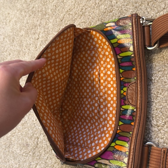 Fossil Key-Per Multi Color Cross Body Bag - Picture 5 of 10